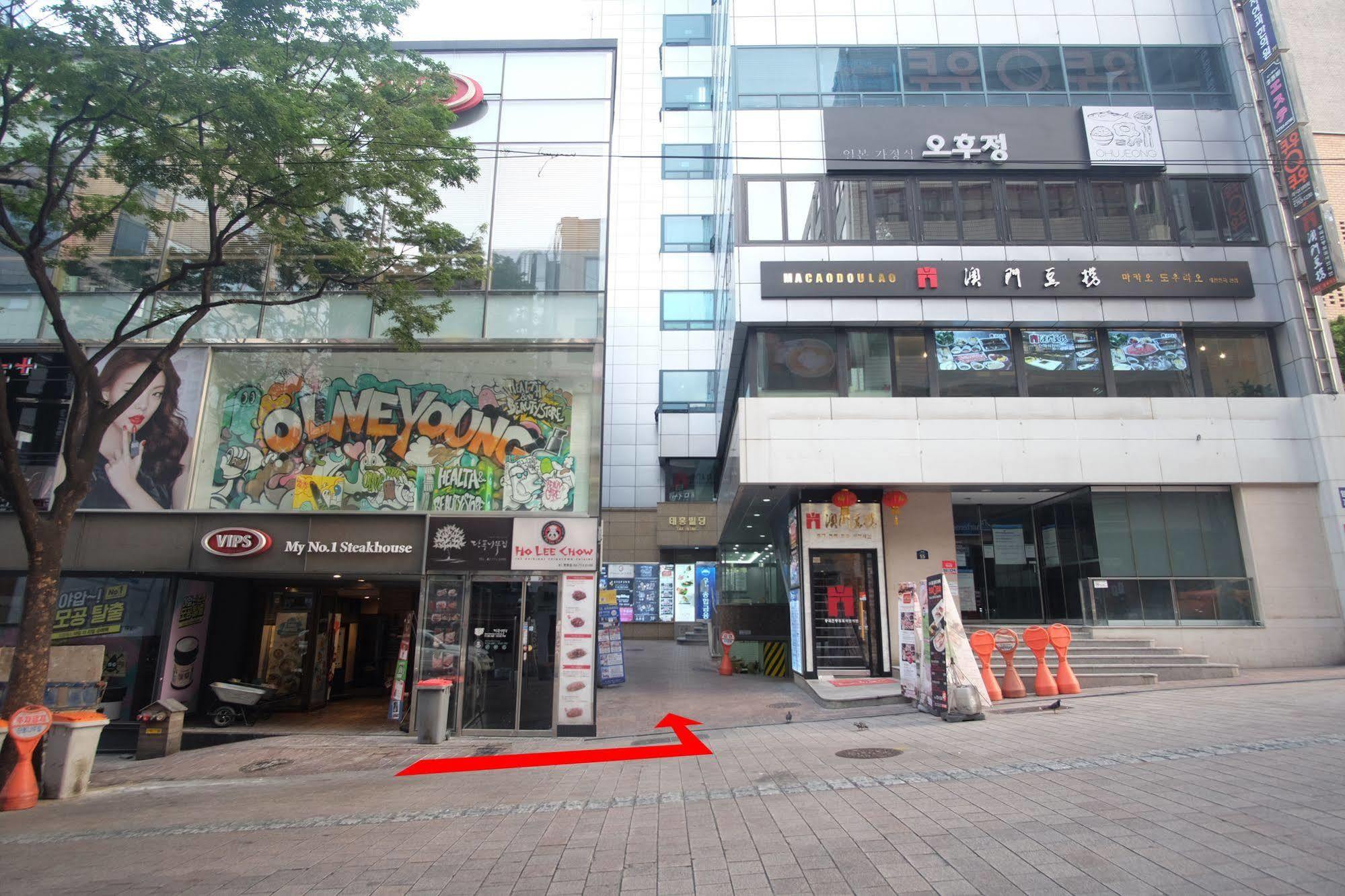 Ekonomy Hotel Myeongdong Central Seoul Exteriör bild